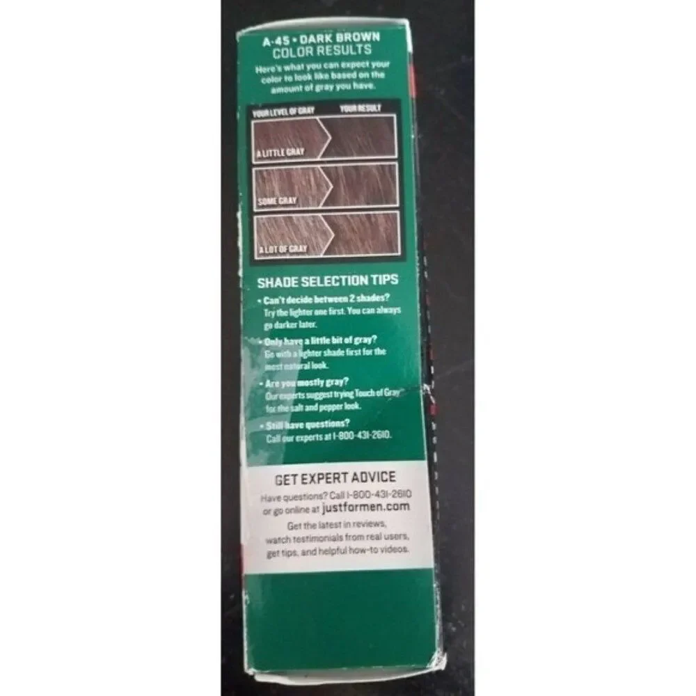 Just For Men AutoStop Haircolor Dye (A-45 Dark Brown)